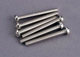 Traxxas 3x30mm Roundhead Machine Screws (6)