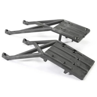 Traxxas Front & Rear Skidplates (Black): Slash