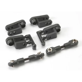 Traxxas Steering Servo Horns, Long(2), Short (2): Revo 3.3