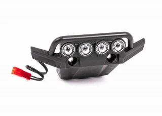 Traxxas Front Bumper with LED Lights Installed: Rustler 4WD