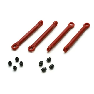 Traxxas Push Rods (4) & Hollow Balls (8): 1/16 Slash VXL