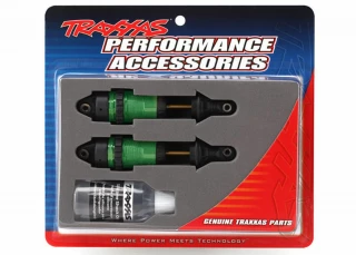 Traxxas Green GTR Long Shocks w/PTFE-Coated Bodies & TiN Shafts (assembled w/o springs) (2)