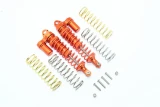 GPM Aluminum Rear Adjustable Piggyback Shocks for 4x4 Slash Rustler Stampede (Orange)