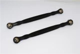 GPM Black Aluminum Front Steering Toe Links for X-Maxx