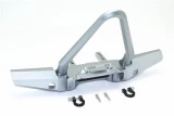 GPM Gunmetal Aluminum Spiked Front Bumper w/D-Rings for TRX-4