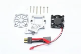 GPM Gunmetal Aluminum ESC Cooling Fan & EZ On/Off Switch for TRX-4