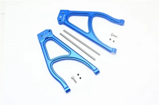 GPM Blue Aluminum Rear Upper Suspension Arms for E-Revo 2.0