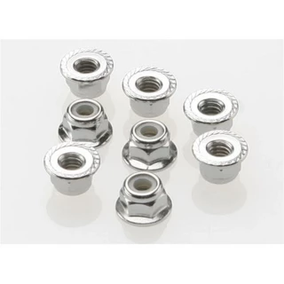 Traxxas 4mm Nylon Locking Wheel Nuts (8)