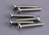 Traxxas 3x18mm Roundhead Machine Screws (6)