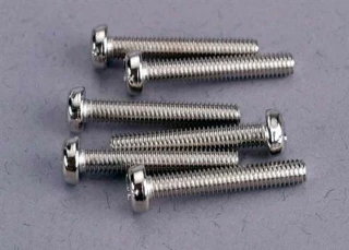 Traxxas 3x18mm Roundhead Machine Screws (6)