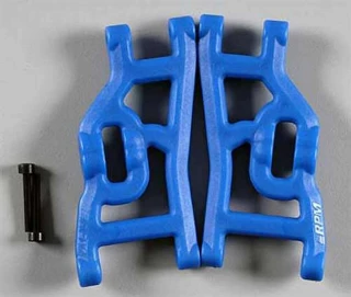 RPM Blue Front Suspension A-Arms for Bandit, Nitro Rustler, N Stampede, N Sport