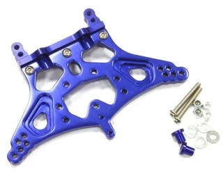 Integy Traxxas Rustler XL-5 & VXL Aluminum Rear Shock Tower (Blue)