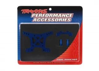 Traxxas Aluminum Front Shock Tower (Blue): Slash 4x4, Stampede 4x4, Rally, Telluride