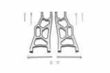 GPM Gunmetal Aluminum Front Suspension Arms for 2WD Stampede Rustler Slash