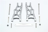 GPM Gunmetal Aluminum Front Suspension Arms fits 2WD Stampede Rustler Slash