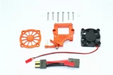 GPM Orange Aluminum ESC Cooling Fan & EZ On/Off Switch for TRX-4