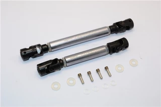 GPM Gunmetal Steel & Aluminum Center Driveshaft Set for TRX-4