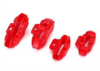 Traxxas 4-Tec 2.0 Red Front & Rear Brake Calipers