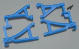 RPM Blue Front Upper & Lower Suspension A-Arms for Traxxas 1/16 E-Revo