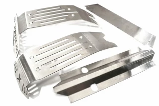 Integy Stainless Steel Armor Skid Plates: X-Maxx