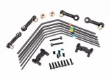 Traxxas Sway Bar Kit, Sledge (front and rear) (includes front and rear sway bars and linkage)