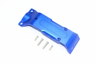 GPM Blue Aluminum Rear Skid Plate Set for E-Revo 2.0