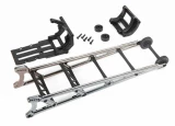 Traxxas Assembled Wheelie Bar/Wheelie Bar Mount: Black Chrome