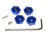 Hot Racing Aluminum 12mm Clamping Hex Hubs for Traxxas 1/16 Vehicles