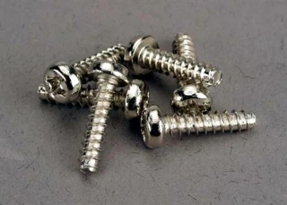 Traxxas 3x12mm Roundhead Self-Tapping Screws (6)