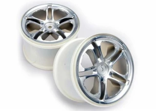 Traxxas SS Split Spoke 3.8" Satin Wheels w/14mm Hex