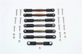 GPM Spring Steel Adjustable Tie Rod & Camber Link Set for Slash 2WD