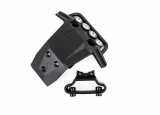 Traxxas Front Bumper, Bumper Support for LED Light Kit Install: Rustler 4WD