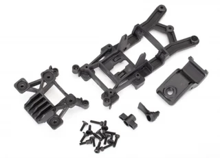 Traxxas Rustler 4x4 Front & Rear Body Mounts with Hardware