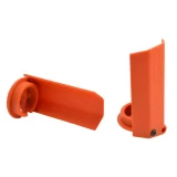 RPM Orange Shock Shaft Guards for Traxxas X-Maxx