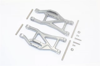 GPM Gunmetal Aluminum Lower Fr/Rr Suspension Arms for Maxx 4S