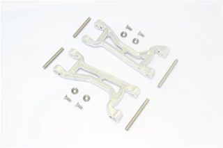 GPM Silver Aluminum Upper Fr/Rr Suspension Arms for Maxx 4S