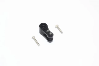 GPM Black Aluminum 25T Steering Servo Horn for Maxx 4S