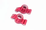 GPM Red Aluminum Rear Stub Axle Carriers for Maxx 4S