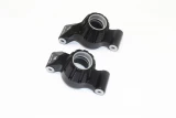 GPM Black Aluminum Rear Stub Axle Carriers for Maxx 4S