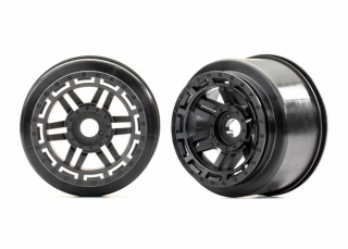 Traxxas Maxx Black Wheels (2) w/17mm Hex