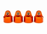 Traxxas Maxx GT-Maxx Orange Aluminum Shock Caps (4)