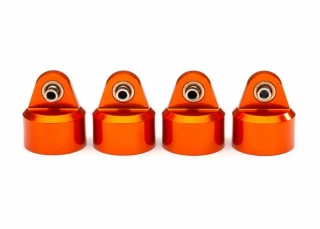 Traxxas Maxx GT-Maxx Orange Aluminum Shock Caps (4)
