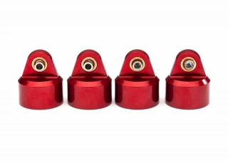 Traxxas Maxx GT-Maxx Red Aluminum Shock Caps (4)