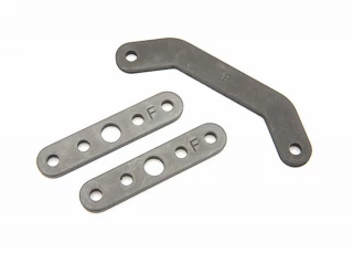 Traxxas Maxx Steel Front Upper & Lower Bulkhead Tie Bars