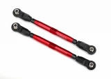 Traxxas TUBES Red 7075-T6 Aluminum Front 102mm Toe Links