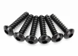 Traxxas 2.6x12mm Button-Head Self Tapping Hex Head Screws (6)