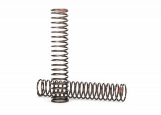 Traxxas GTS Natural Finish 0.39 Rate Orange Stripe Long Springs for TRX-4 Long Arm Lift Kit