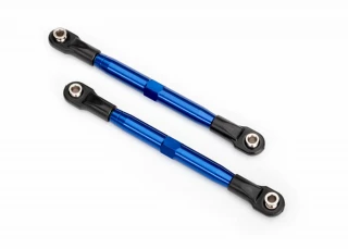 Traxxas Rustler 4x4 TUBES Blue 7075-T6 Aluminum Front 87mm Toe Links