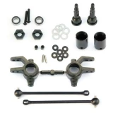 Tekno RC M6 Front Driveshafts, Steering Blocks, Stub Axles for Slash 4x4, Stampede 4x4, Rustler 4x4 & Hoss 4x4