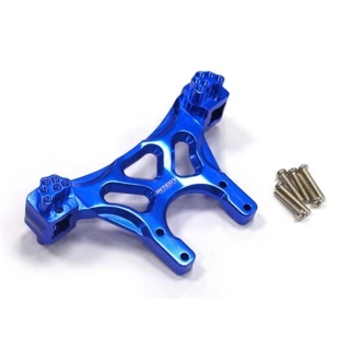 Integy Evo-5 Blue Aluminum Shock Tower: T-Maxx 2.5, 3.3, E-Maxx